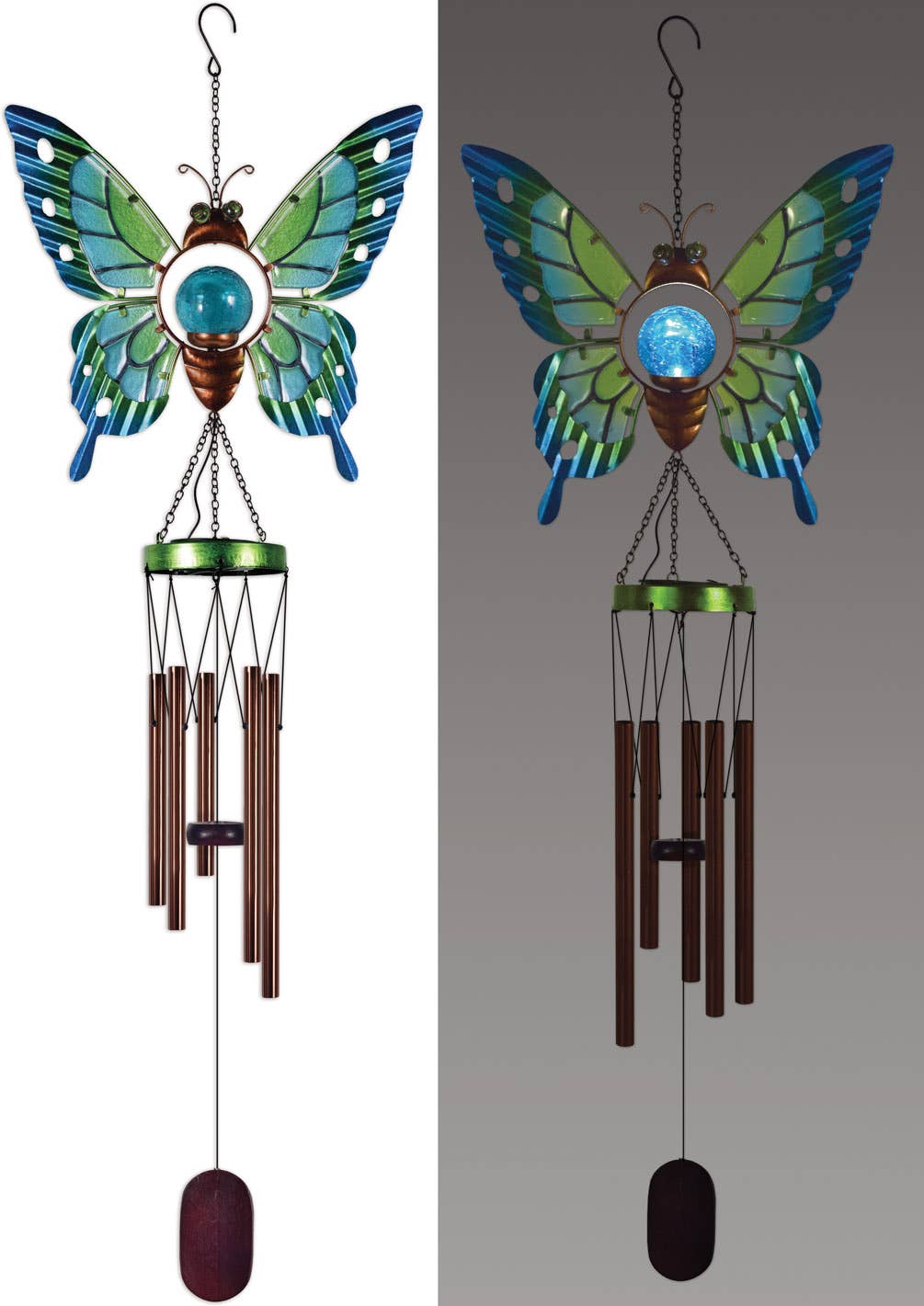 NEW ITEM - Solar Butterfly Garden Wind Chime – 38"🦋