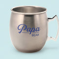 Papa Bear – Slate Gray 20 oz Stainless Steel Mule Mug