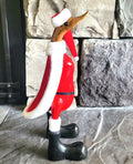 NEW - ADORABLE & Whimsical - Hand-Made & Hand‑Painted Wooden Santa Duck – Limited Edition🦆🎅