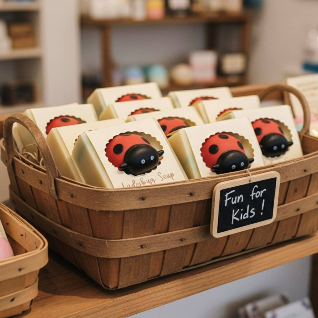 Ladybug Splash! Fun Kids’ Soap Bar 🐞- Single Bar