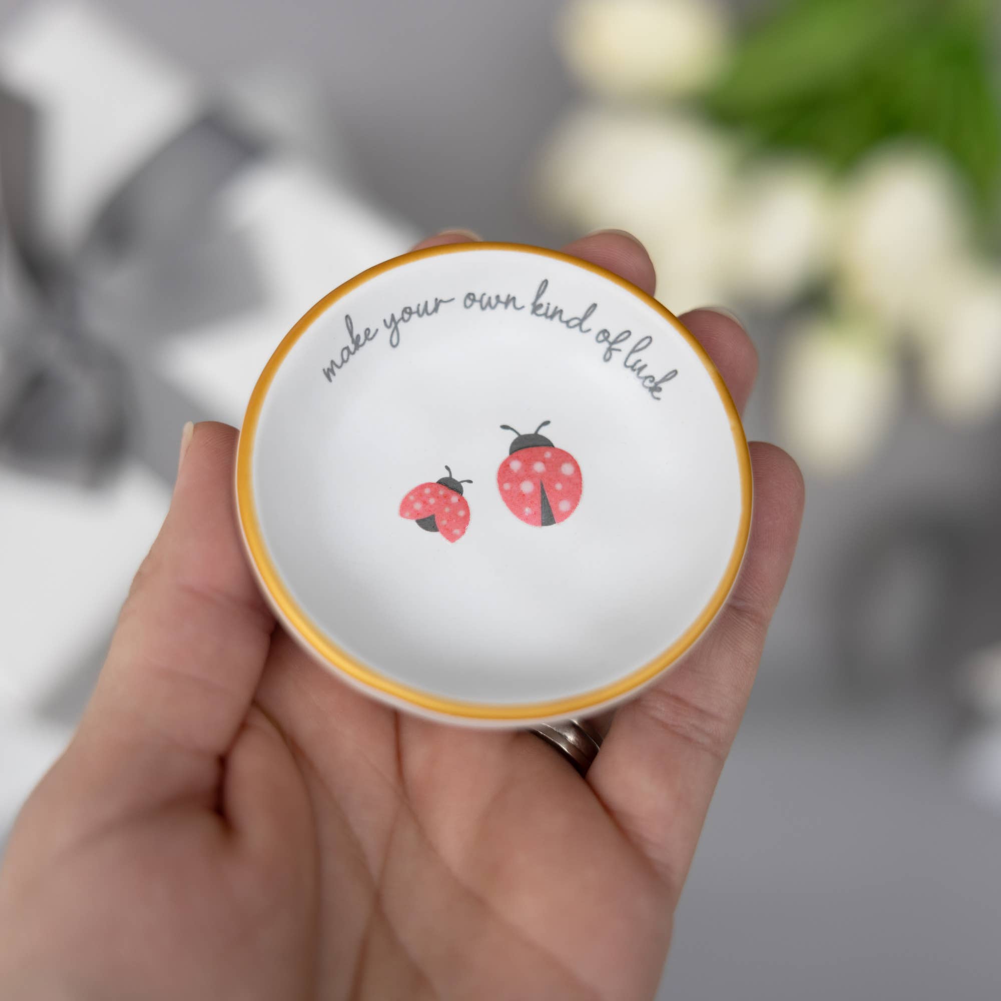 Make Your Own Kind of Luck – Mini Trinket Dish (2.5")