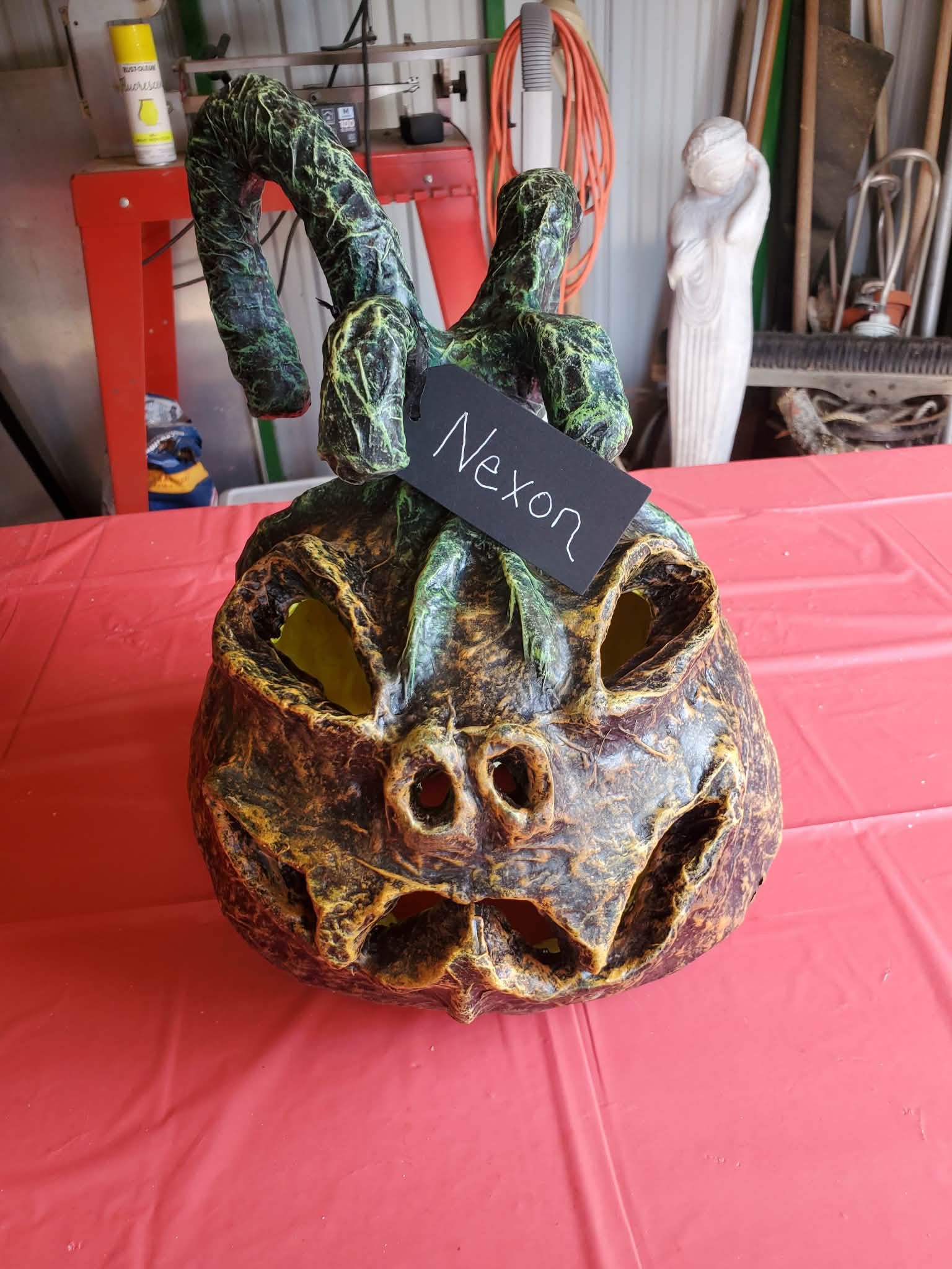 NEW ~ Meet Nexon 🎃 — One‑of‑a‑Kind Pumpkin With Fierce Halloween Presence - Alien or Pumpkin?