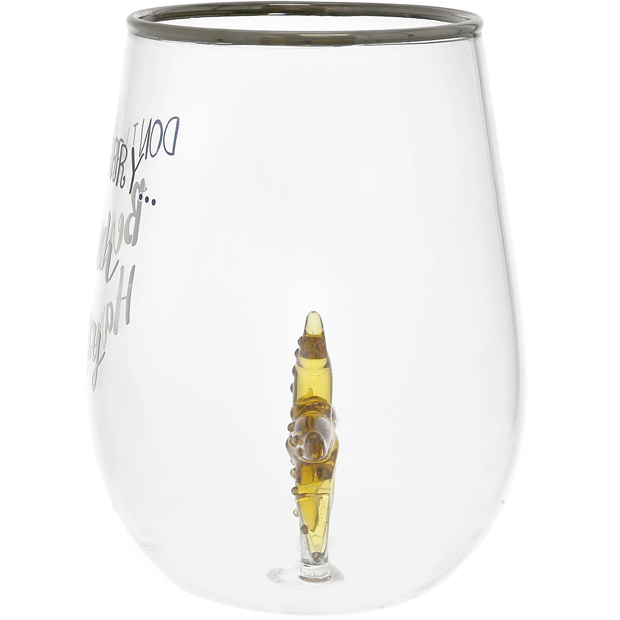 Beach Happy – Starfish Coastal Stemless Wine Glass (19 oz) - Raised Starfish-So Cute!