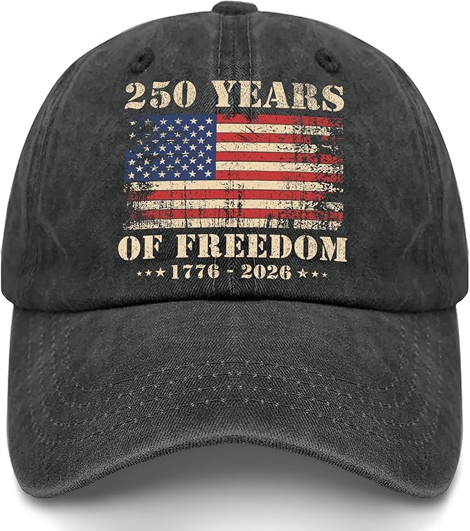 NEW ITEM - 🇺🇸 250th Anniversary USA Hat – 1776–2026 Freedom Edition❤️🤍💙 UNISEX
