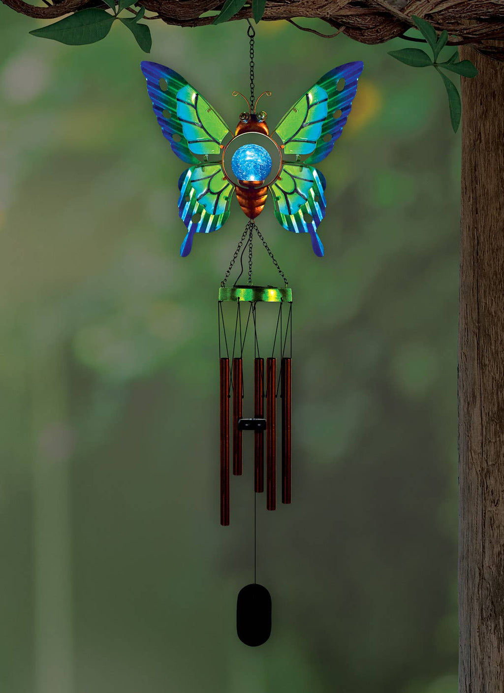 NEW ITEM - Solar Butterfly Garden Wind Chime – 38"🦋