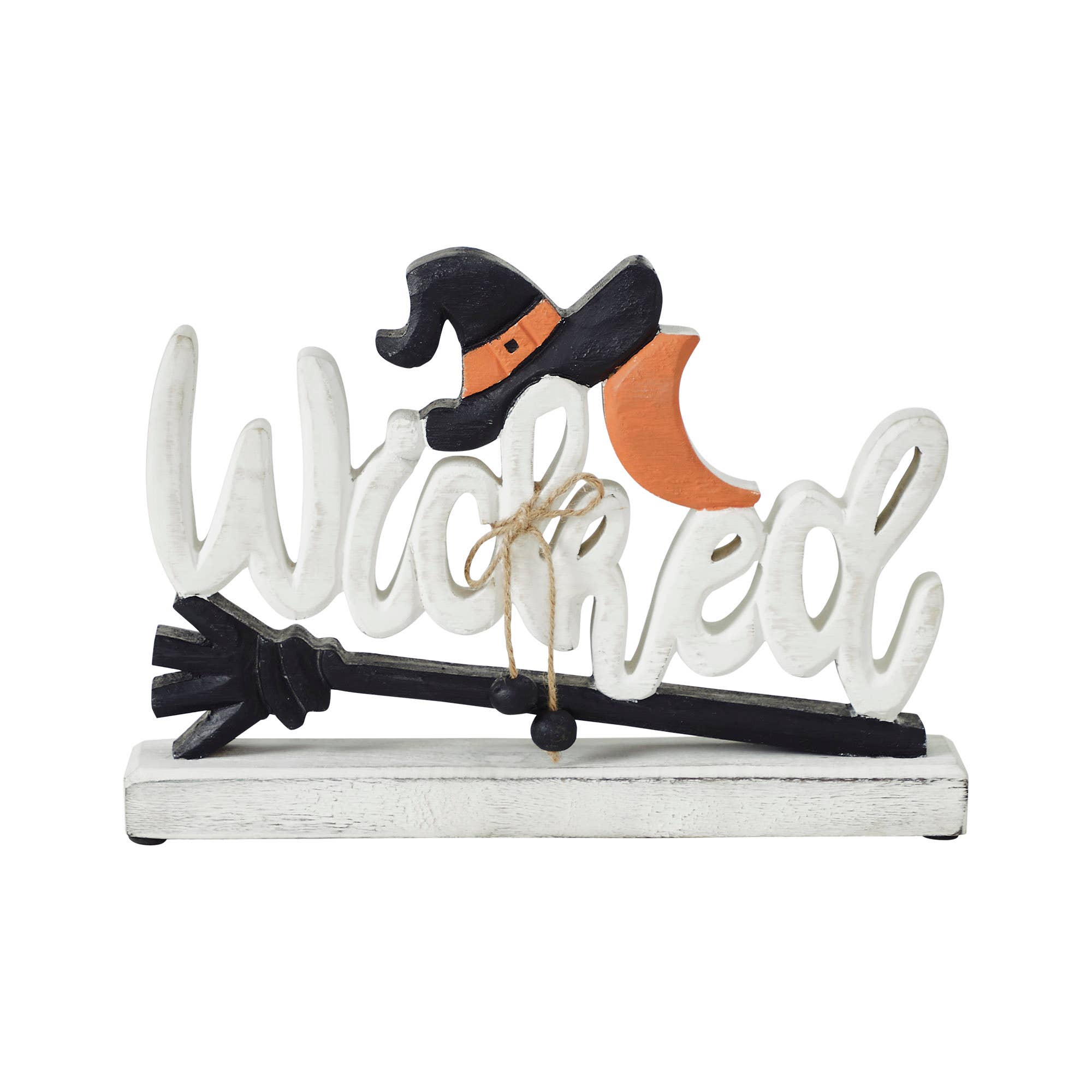 NEW 🌙 Spooky‑Sweet “Wicked” Wooden Tabletop Accent