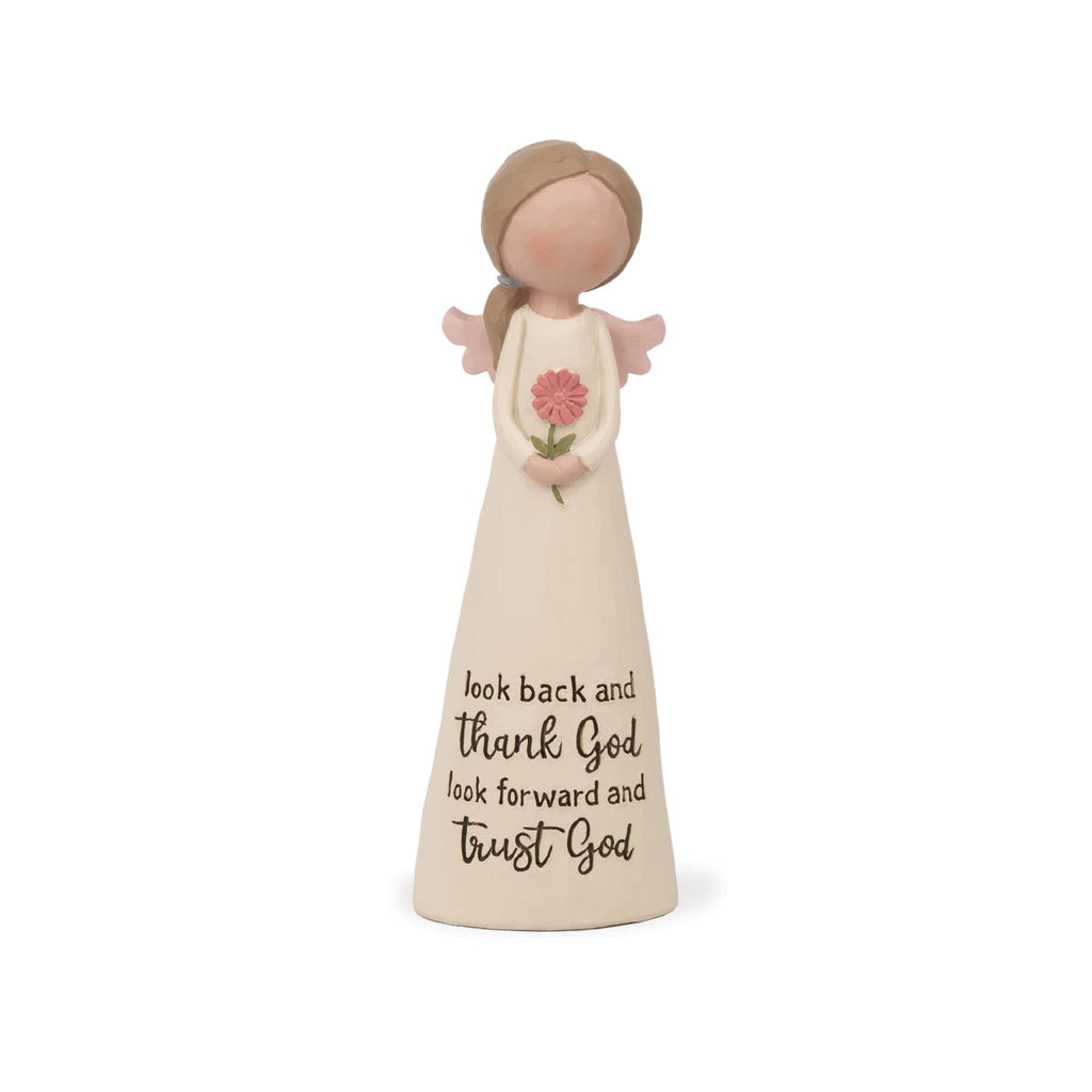 NEW ITEM!  Angels Among Us – Thank God…Trust God Angel 🦋🌺🪻 Inspirational Gift