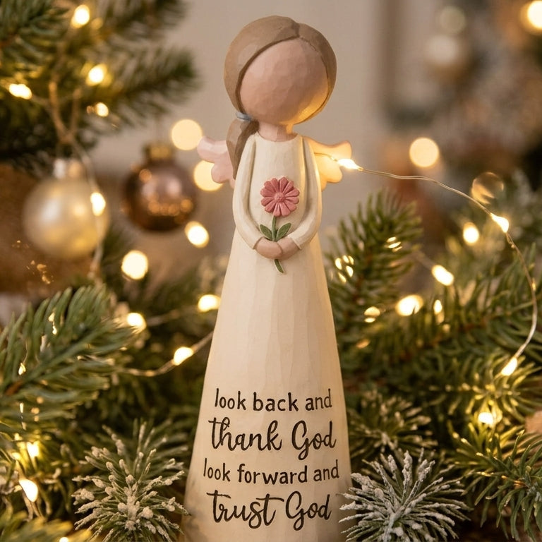 Angels Among Us – Thank God…Trust God Angel 🦋🌺🪻 Inspirational Gift
