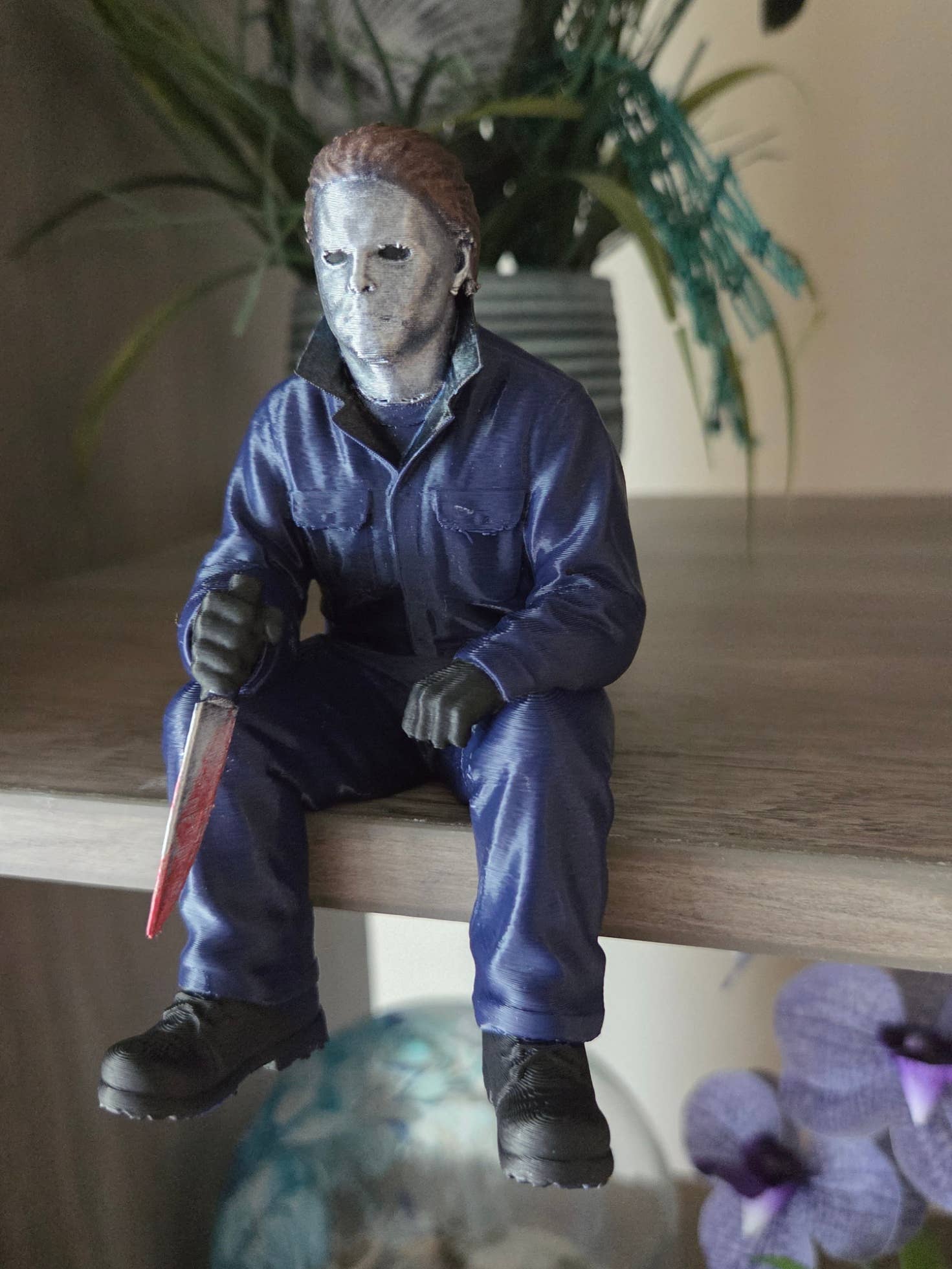 Horror Shelf Sitters – Jason, Michael & Freddy | Hand-Painted 3D Figures - SET of 3🎃🧟