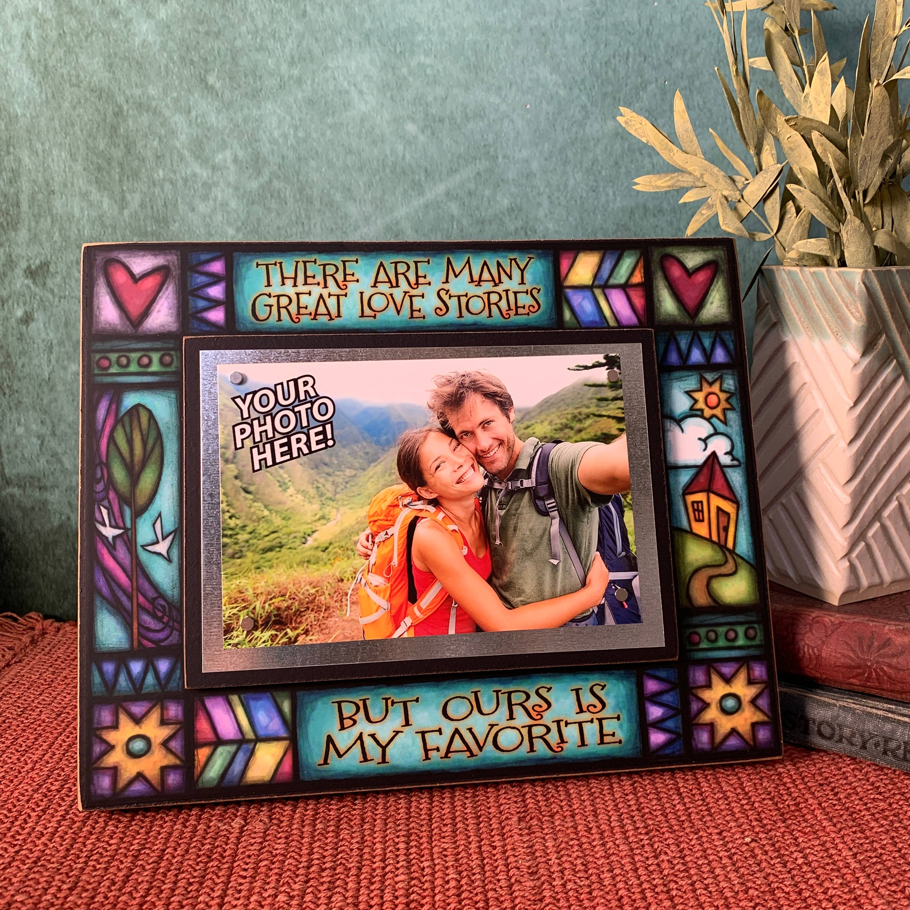 💞NEW ITEM - Love Stories Picture Frame – Art by Michael Macone (8x10, Holds 4x6 Photo)