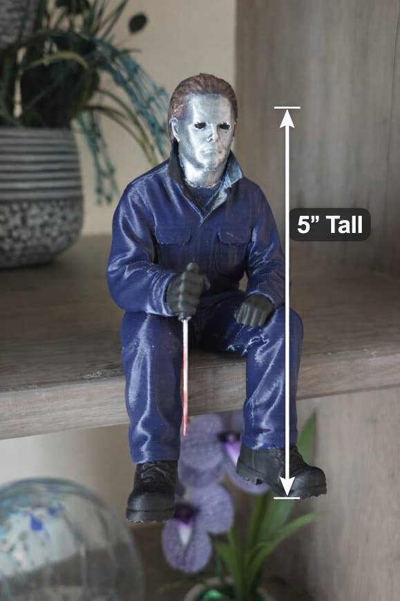 Horror Shelf Sitters – Jason, Michael & Freddy | Hand-Painted 3D Figures - SET of 3🎃🧟