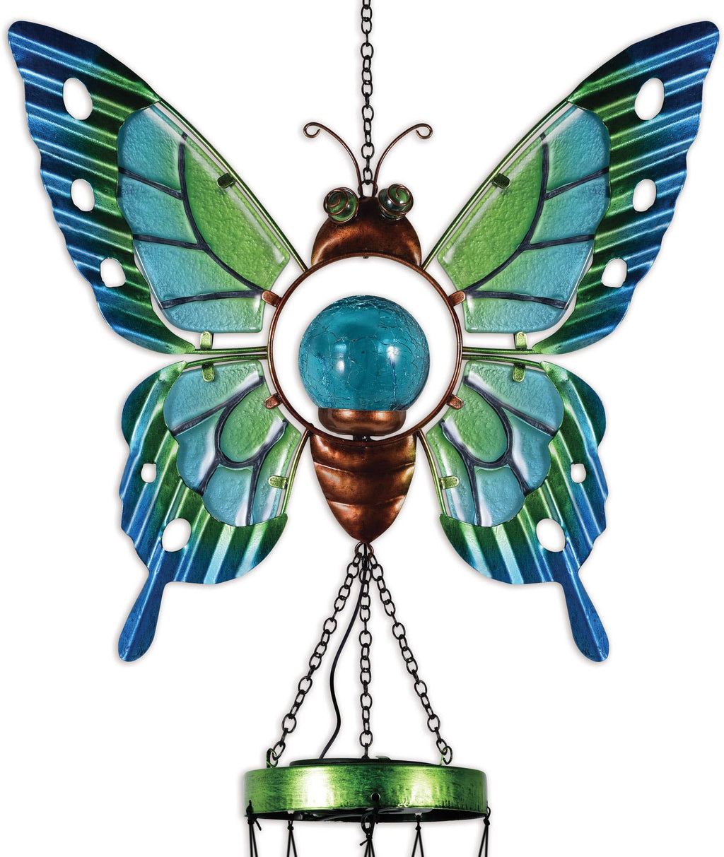 NEW ITEM - Solar Butterfly Garden Wind Chime – 38"🦋