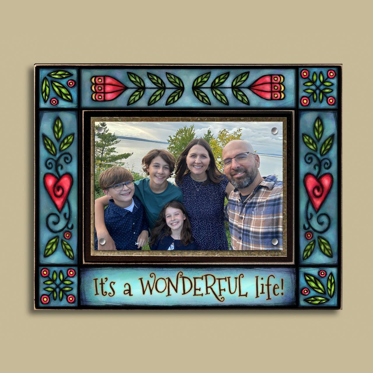 NEW “It’s a Wonderful Life” Wood Picture Frame – Michael Macone