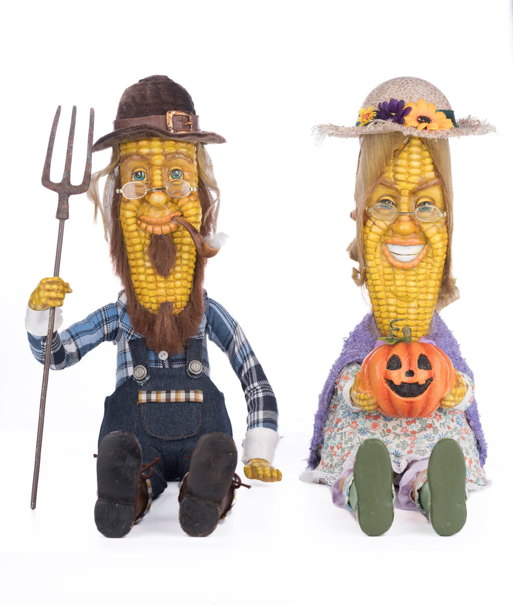 Introducing Mrs & Mr COBB🌽🎃 FALL FAVORITE – Comes as a Pair (Set of 2)- Katherine's Collection