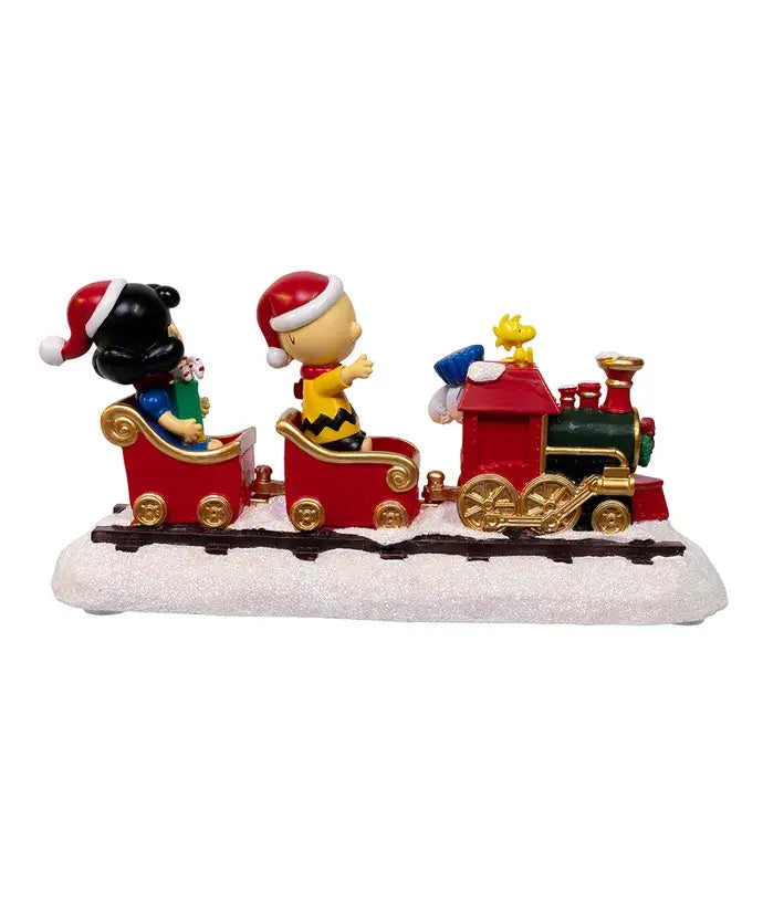 🎄🎅🎄🎅 Battery‑Operated Peanuts® Musical Train Table Piece – Lighted & Musical