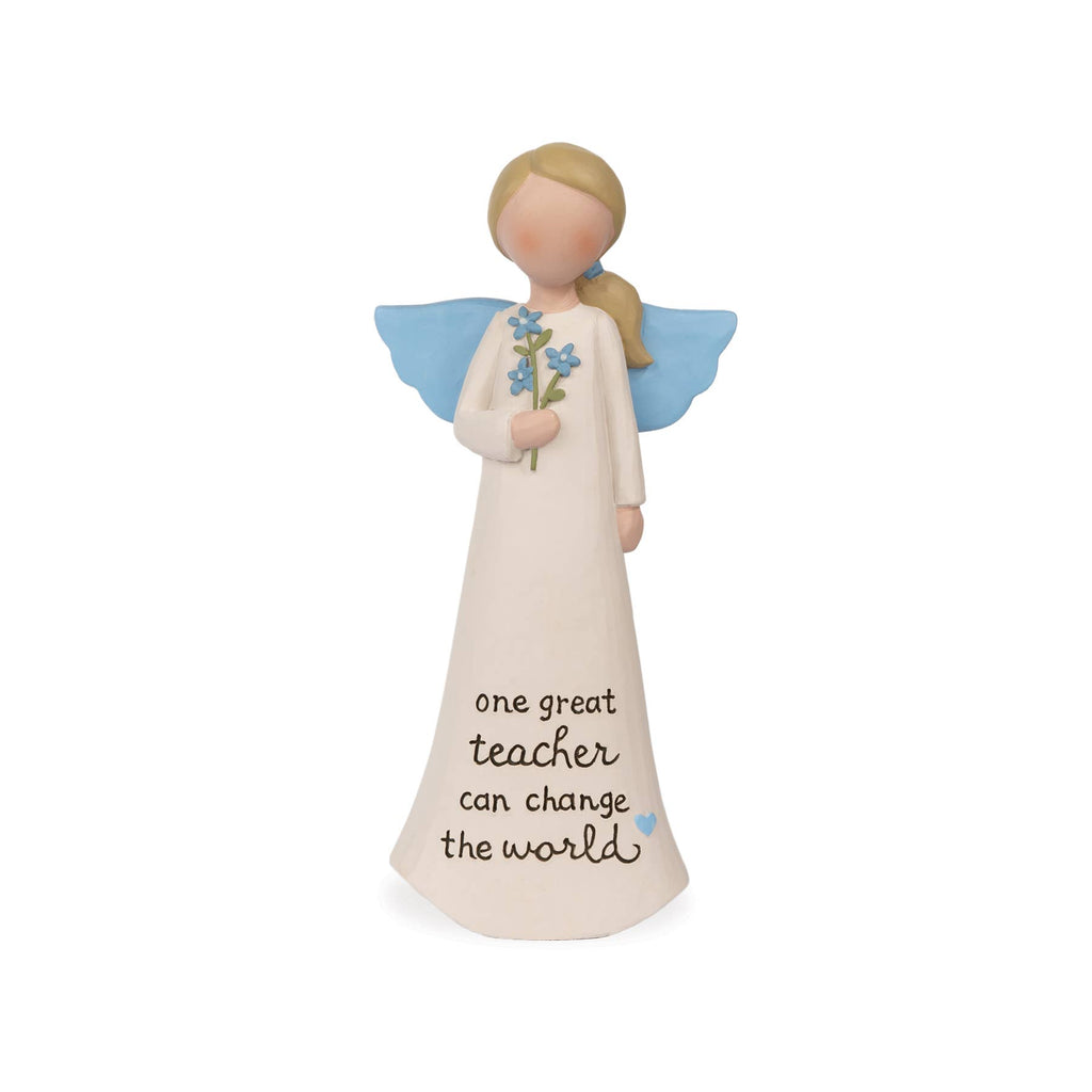 NEW ITEM ! One Great Teacher Can Change the World 🦋– Teacher Angel Figurine Gift