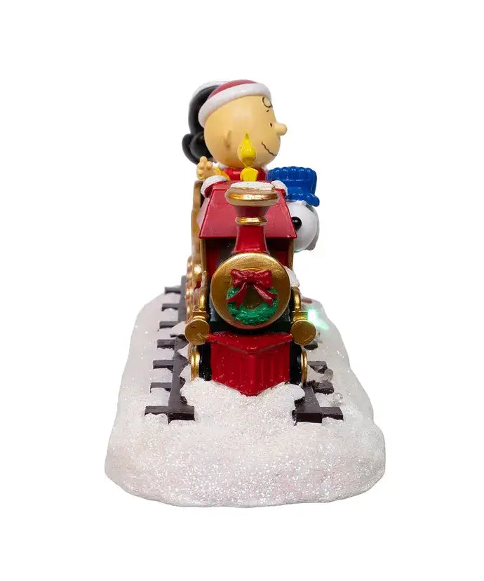 🎄🎅🎄🎅 Battery‑Operated Peanuts® Musical Train Table Piece – Lighted & Musical