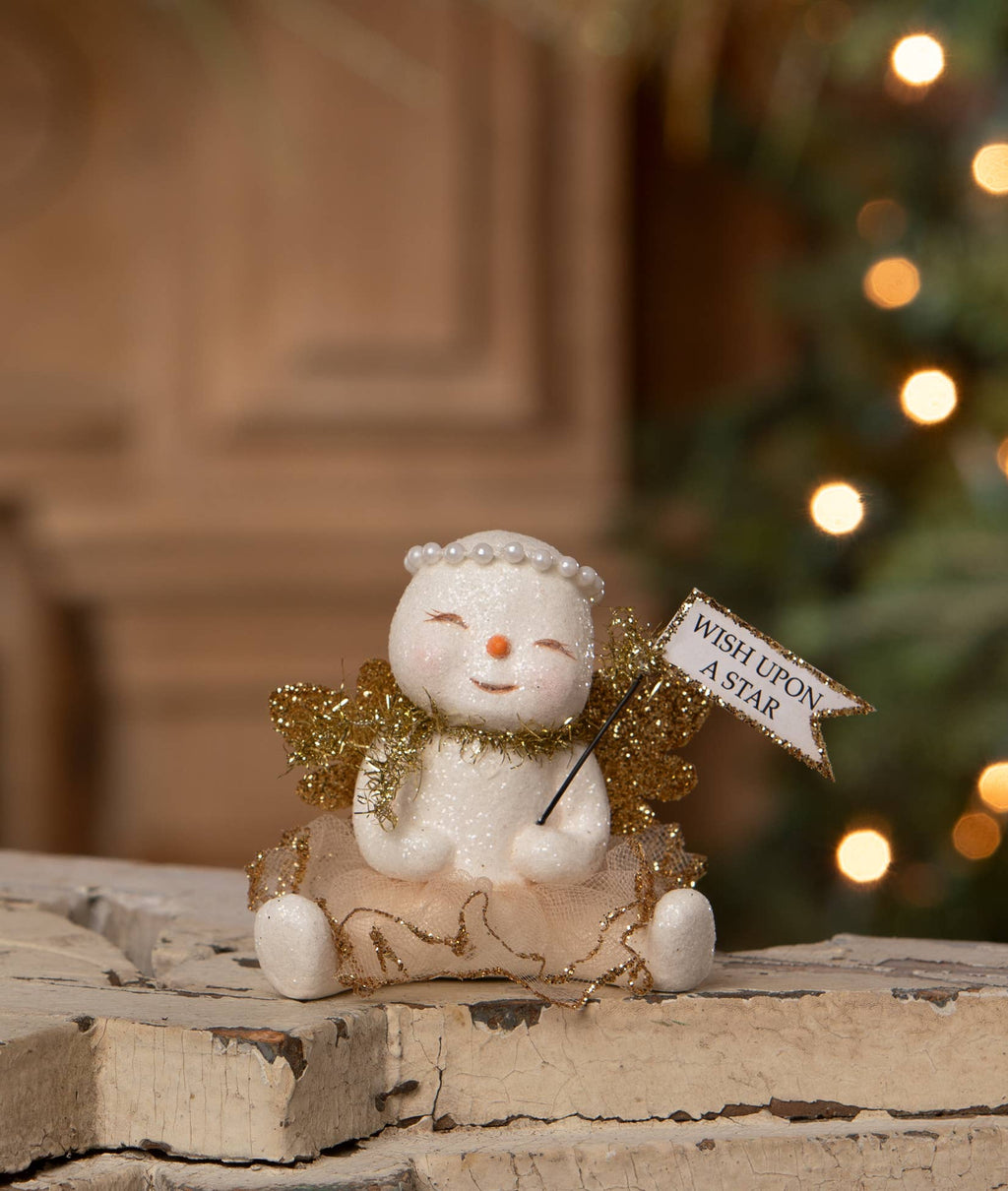 Whimsical Wish Upon a Star Snow Angel Collectible