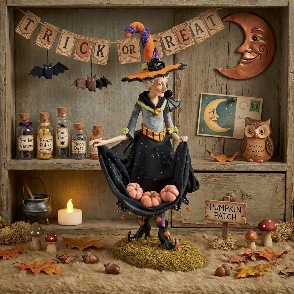 NEW!! 🌙 Esther the Spellbinding Figure – Limited‑Edition Collectible Witch Figurine🧹🧹🧹🧙‍♀️