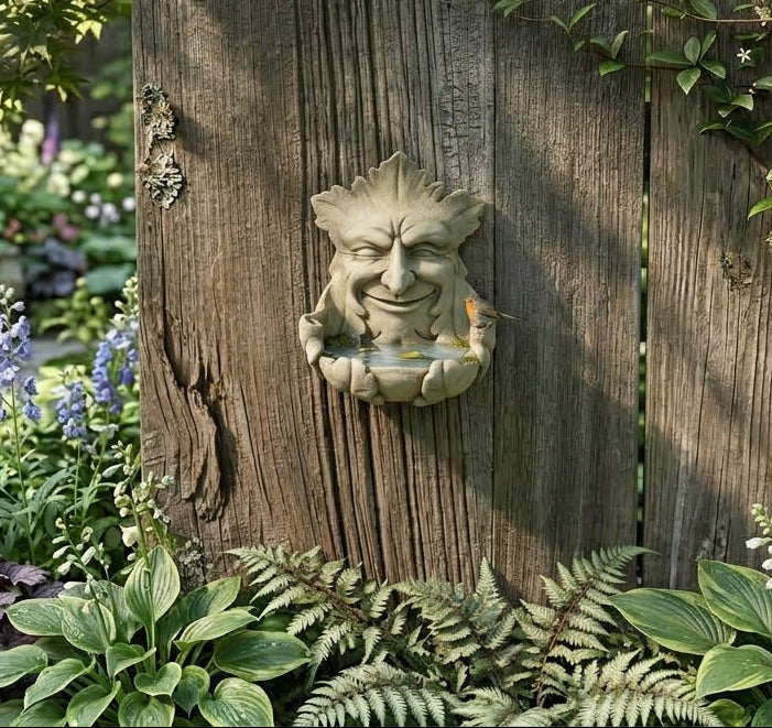🌿😊 Garden Smile Birdfeeder – The Botanical Face That Makes Everyone Smile🌞