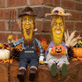 ONE LEFT!  Katherine's Collection Collectible - Whimsical Mrs & Mr COBB🌽🎃 FALL FAVORITE – Comes as a Pair (Set of 2)-