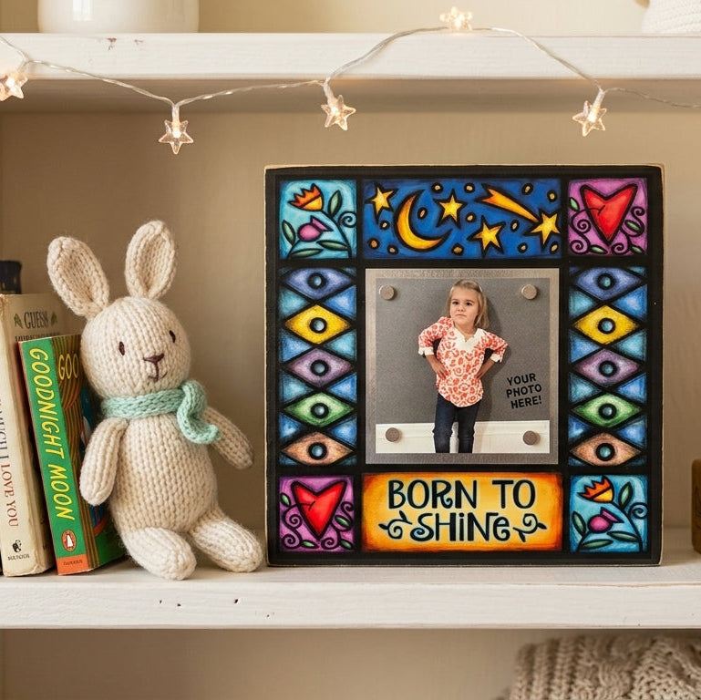 🌺NEW ITEM - Born to Shine – Michael Macone Mini Wood Frame ☀️