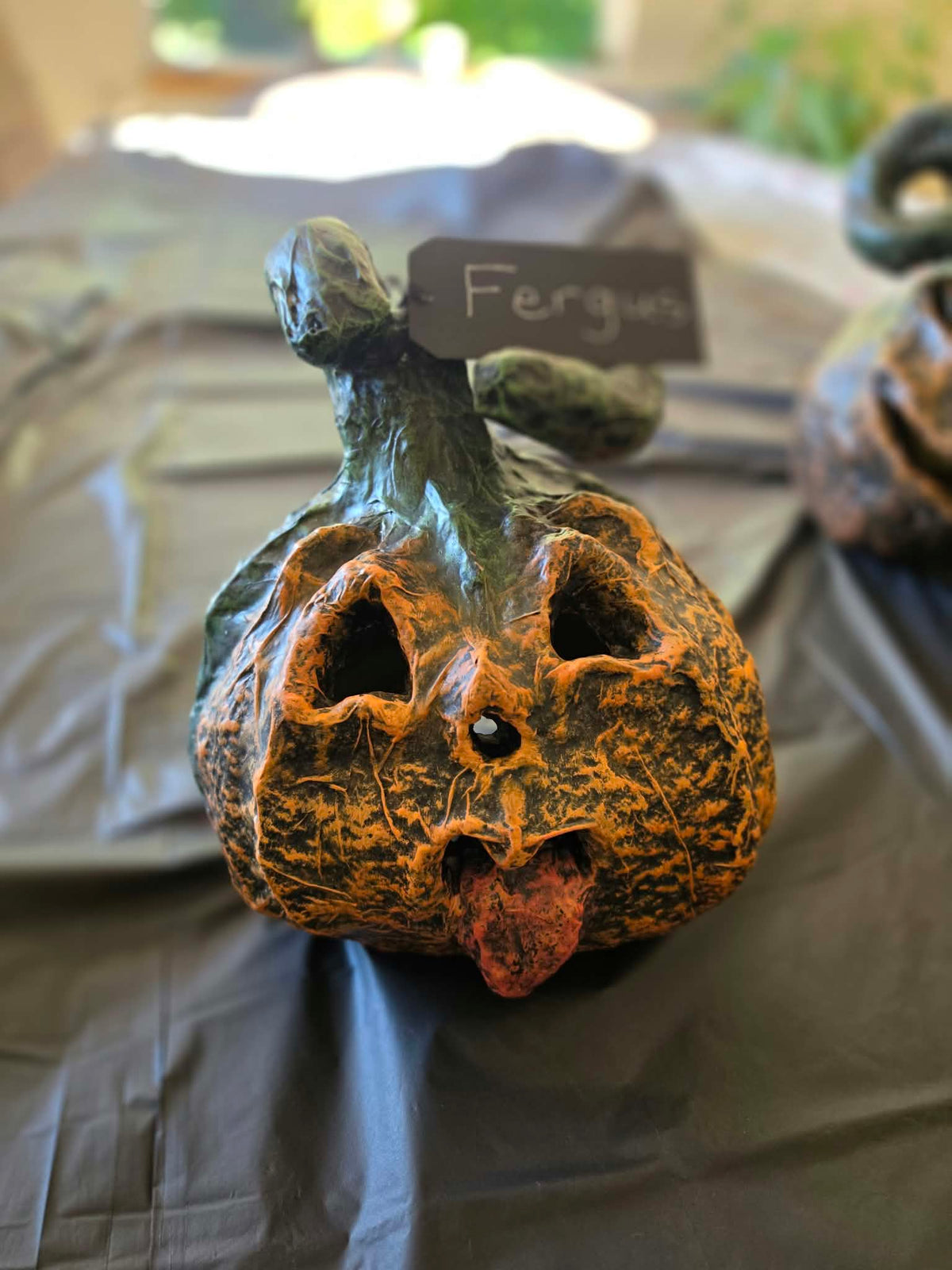 SOLD OUT ! - NEW 🎃 Fergus — Smaller Pumpkin With Big Brat Vibes🎃🎃He likes to Stick out His Tongue