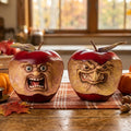 NEW 🍎Naughty Boys - Toxic Terry & Noxious Nelson Apples – Hand‑Painted Resin Pair🍎🍎 Katherine's Collection
