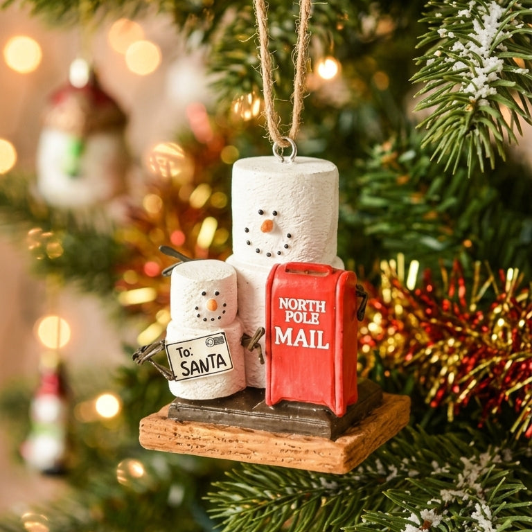NEW!! S’mores “Letters to Santa” Christmas Ornament – Super Cute! 🎁🎁