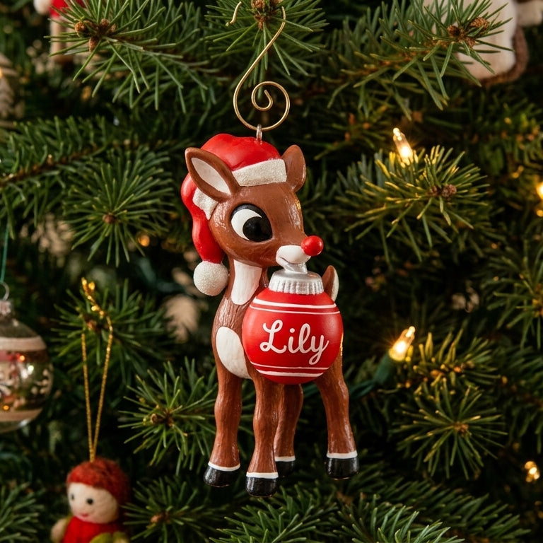 Rudolph The Red Nose Reindeer® Ornament 4"🎅
