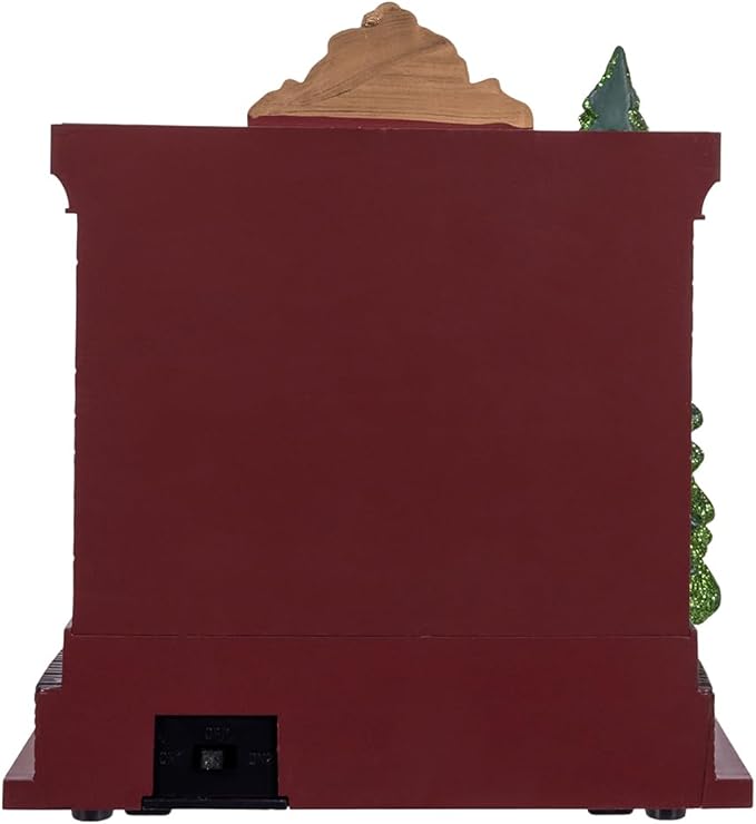 Peanuts® Santa Charlie Brown Musical Fireplace 🎅– Lighted & Musical Table piece 🎅