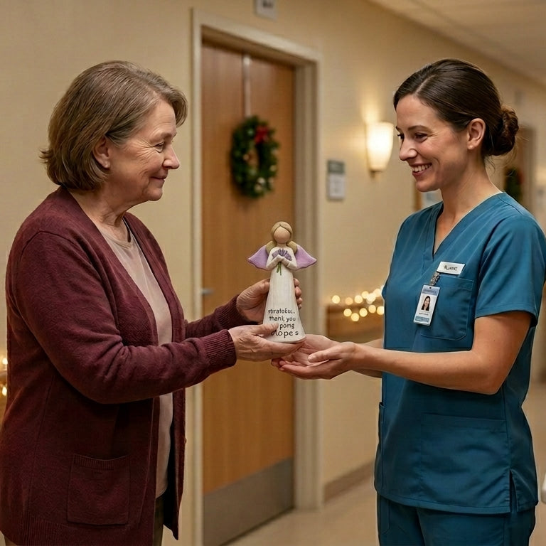 Warm Hugs – Nurse Angel Figurine - Gift For Nurses 🪽🌷