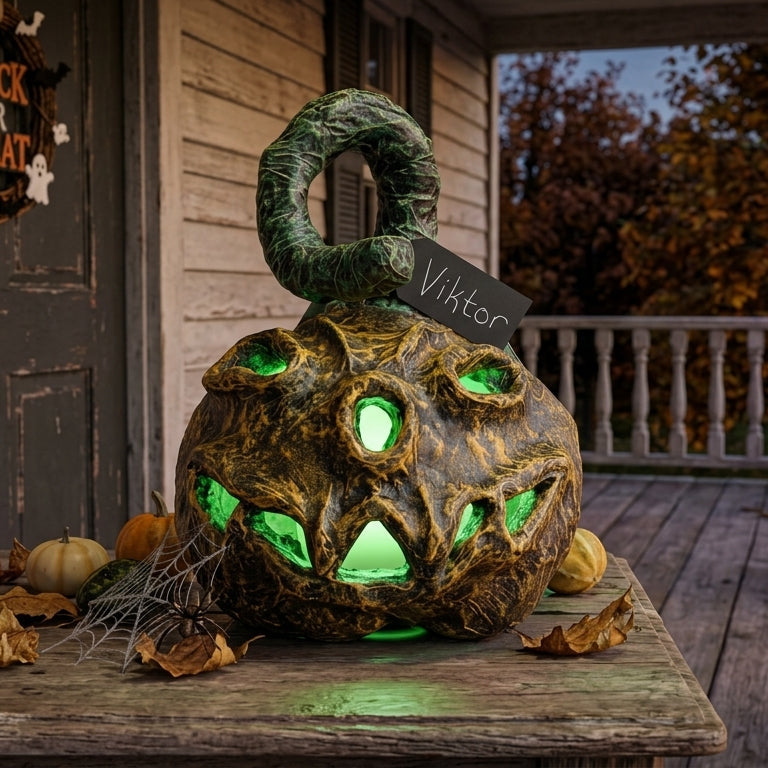 NEW ~ Meet Viktor 🎃 — One‑of‑a‑Kind Pumpkin With Striking Spooky Attitude 🎃
