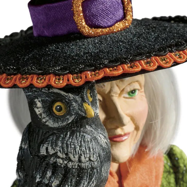 NEW - Sybil the Owl‑Keeper – Limited Edition Bewitching Witch Figurine🎃🎃🎃🧙‍♀️