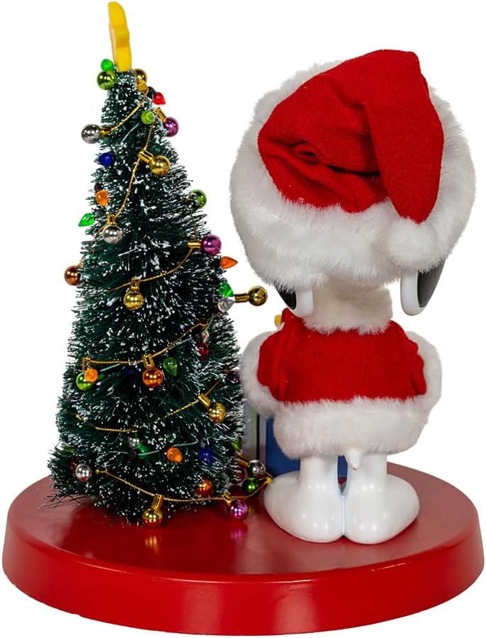 8" Fabriché Peanuts® Snoopy & Woodstock Table Piece – Christmas Decor🌟🎅🌟