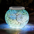 ARRIVING JUNE 4th💙Beautiful Solar Mosaic Glass Orb – Multi-Color‑Changing Garden & Table Lamp