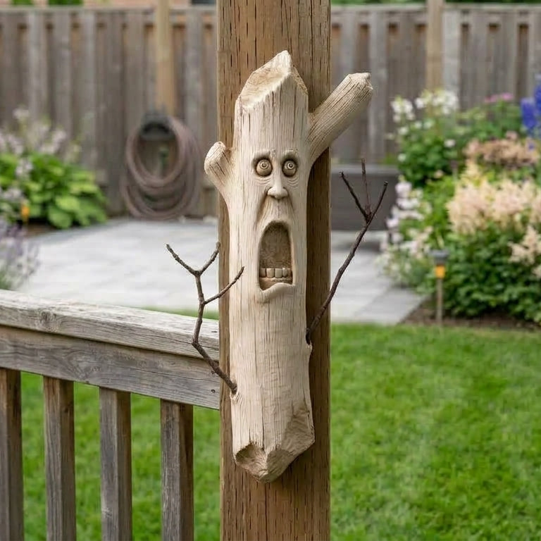 NEW -🌞 Stick Man with Attitude – The Stone Character That Cracks You Up- Garden or Home!