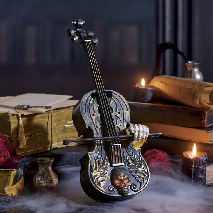 NEW - Skeletal Serenade Animated Halloween Violin🎻🎻🎻🎃