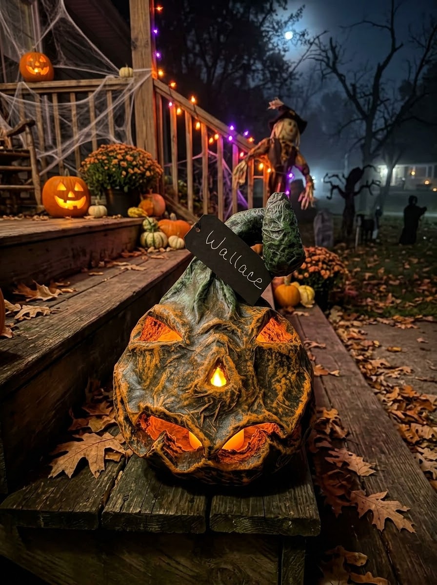 NEW - Wallace - The Smaller Pumpkin Serving Spooky since Forever🎃🎃