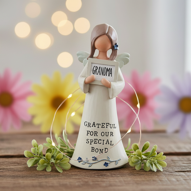 NEW ITEM -  Grateful For Our Special Bond Grandma Angel Gift - 💐🦋🌸