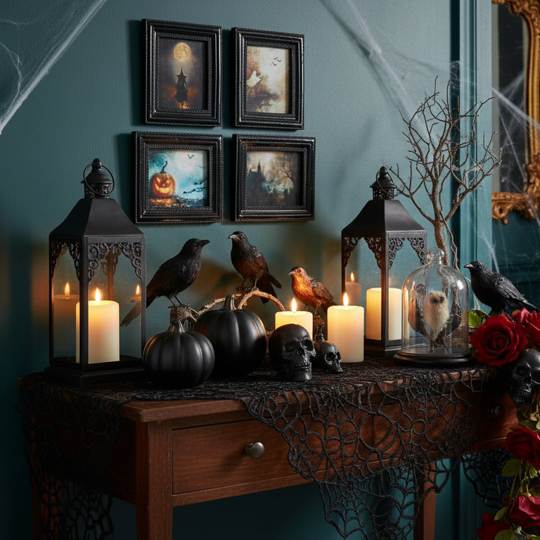 6" Spooky Nights Mini Gallery Framed Print (Set of 4) - AVAILABLE AUGUST 2026