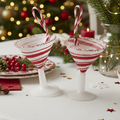 EC 6" Glitter Pop Peppermint Christmas Cocktail Ornament — Available July 2026