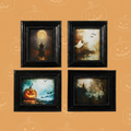 6" Spooky Nights Mini Gallery Framed Print (Set of 4) - AVAILABLE AUGUST 2026