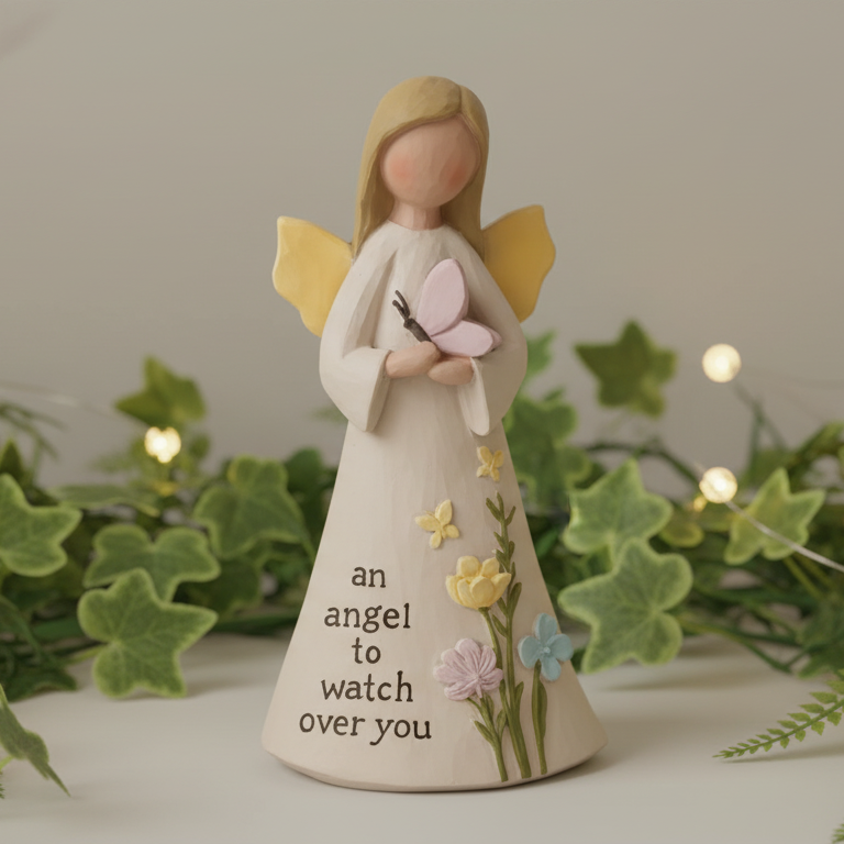 An Angel to Watch Over You – Butterfly Blessings Figurine