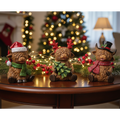 4.25" Yuletide Highland Cow Christmas Ornaments – Set of 3-AVAILABLE JULY 2026
