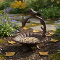BEST SELLER!  - Sunflower Cast Iron Bath or Bird Feeder – Vintage Garden Accent🌻