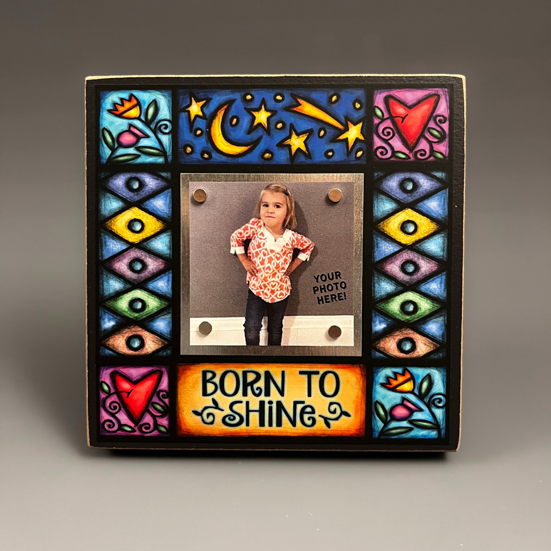🌺NEW ITEM - Born to Shine – Michael Macone Mini Wood Frame ☀️