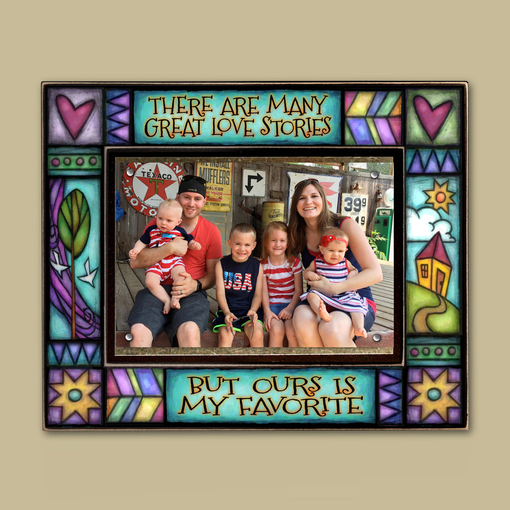 💞NEW ITEM - Love Stories Picture Frame – Art by Michael Macone (8x10, Holds 4x6 Photo)