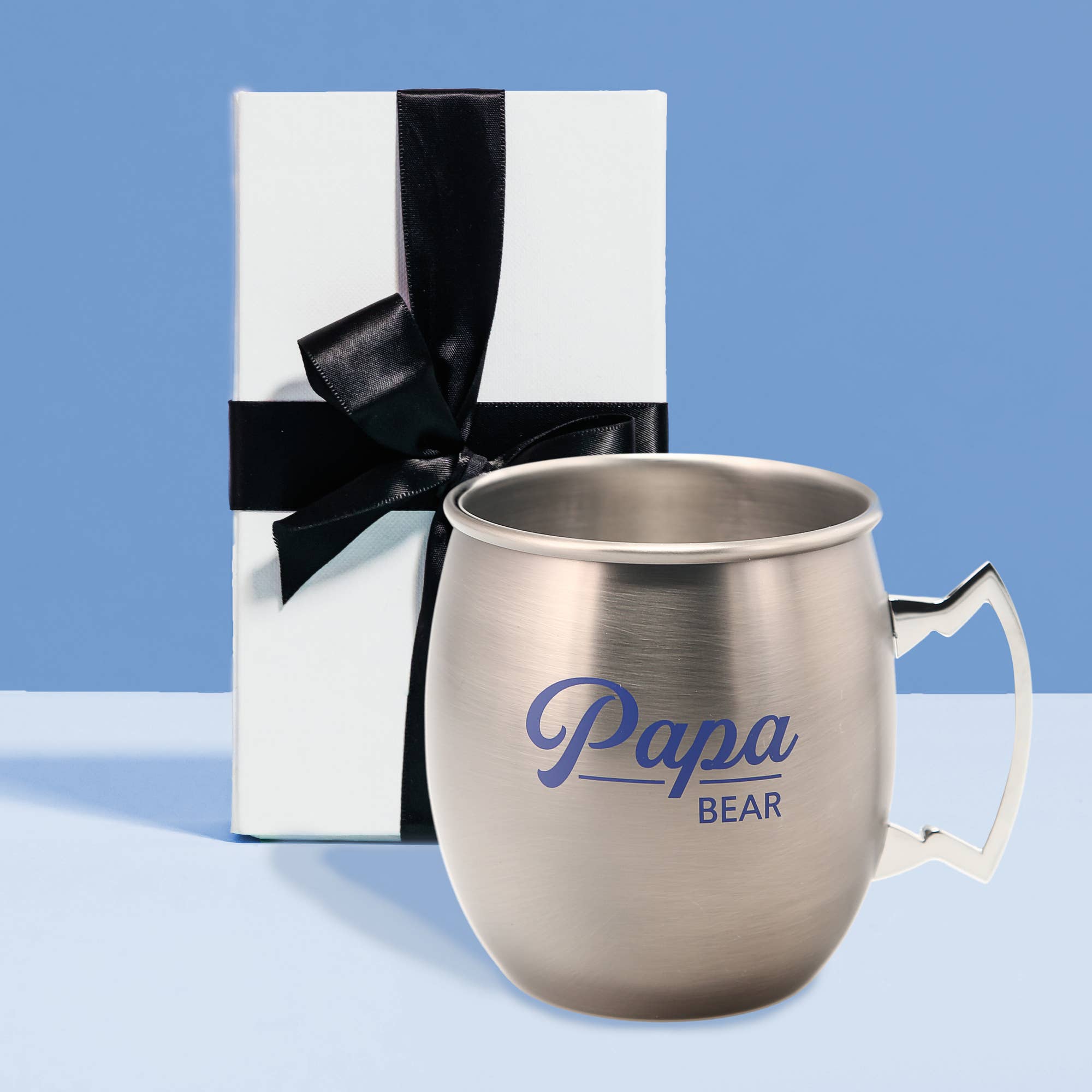 Papa Bear – Slate Gray 20 oz Stainless Steel Mule Mug