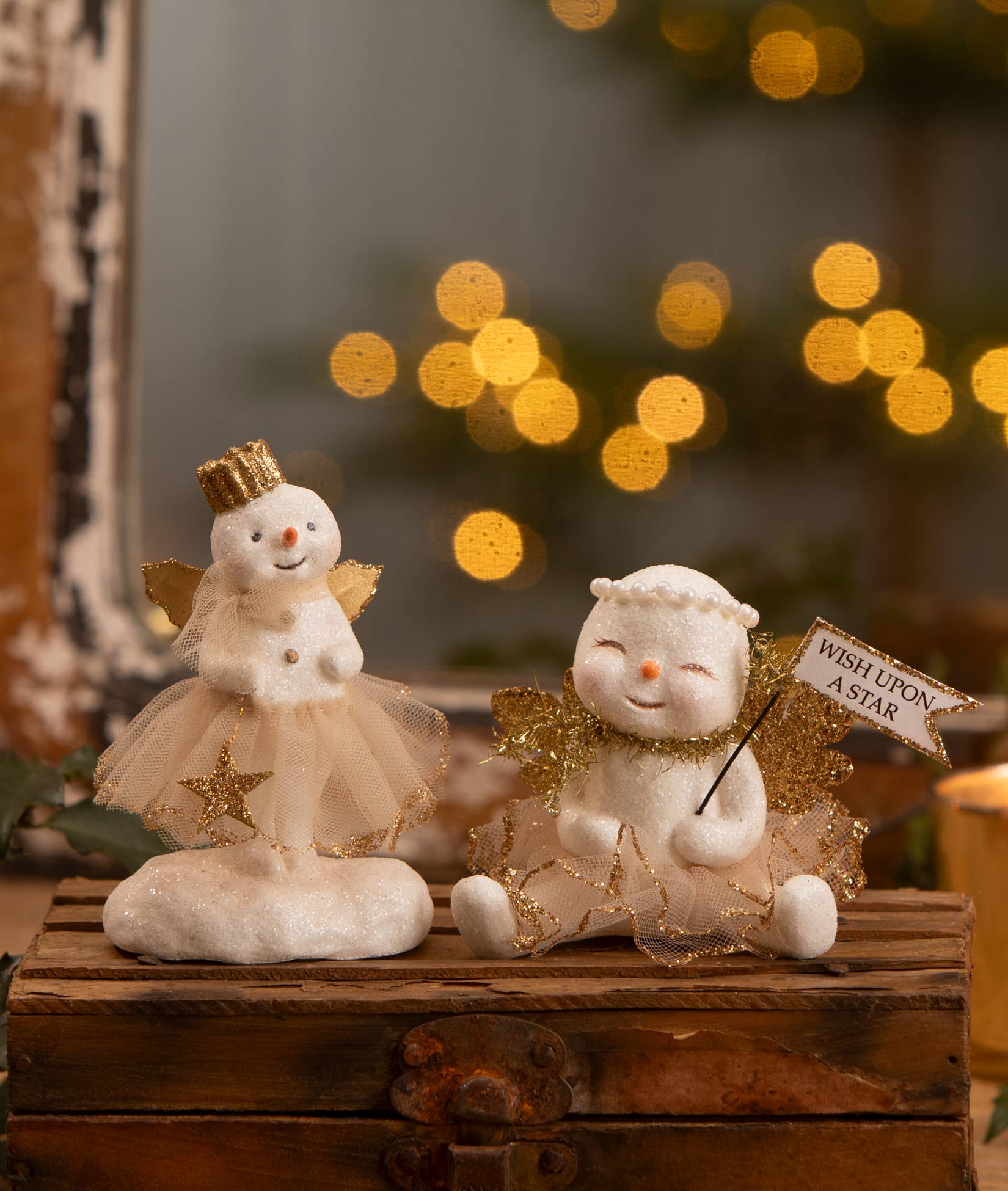 Whimsical Wish Upon a Star Snow Angel Collectible